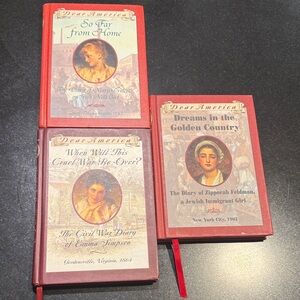 🌸3/$15 Set of 3 Vintage Dear America Historical Fiction Hardcover History Books